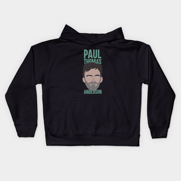 Paul Thomas Anderson Head Kids Hoodie by JorisLAQ